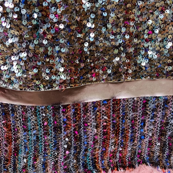 Customed Rose, Sequins and Bohemian Fuzzy Coat - Picture 10 of 12